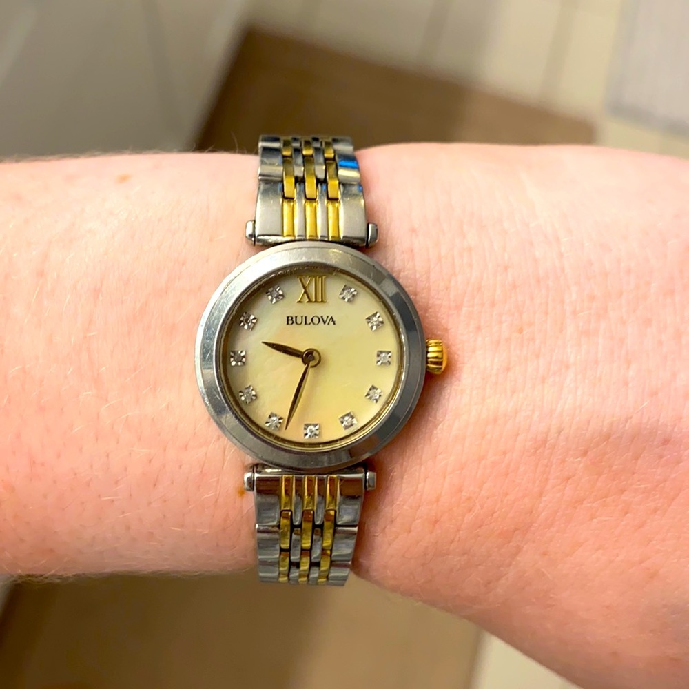 Bulova Two Toned Watch